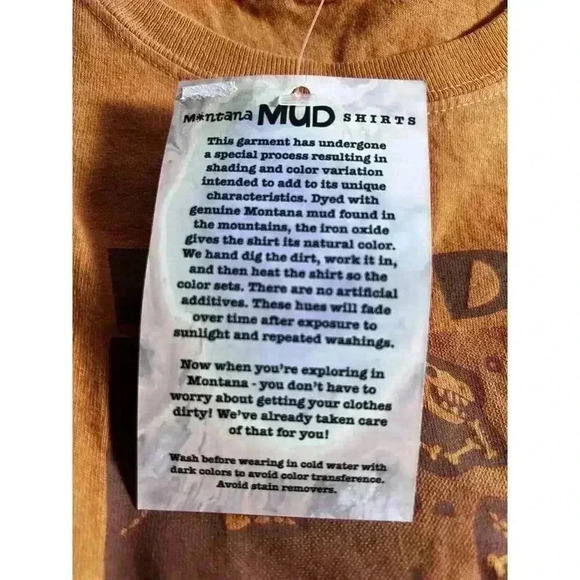 Dyed In The Dirt Dinosaur Montana Dirt Shirt Kids Large New - Picture 6 of 10